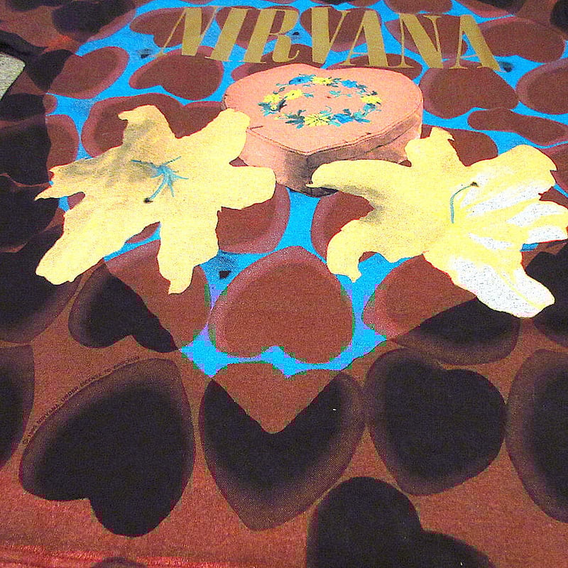 ビンテージ90's○DEADSTOCK NIRVANA Heart Shaped Boxコット ビンテージ90's○DEADSTOCK NIRVANA Heart Shaped Boxコット