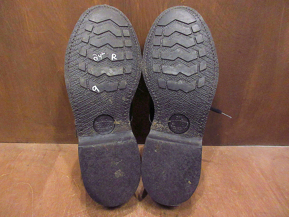 ビンテージ80's○LEHIGH PT83スチールトゥシューズ黒size 9D ビンテージ80's○LEHIGH PT83スチールトゥシューズ黒size 9D