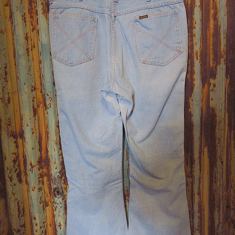 ビンテージ70's○BIG YANKフレアデニムパンツ実寸W80cm ビンテージ70's○BIG YANKフレアデニムパンツ実寸W80cm