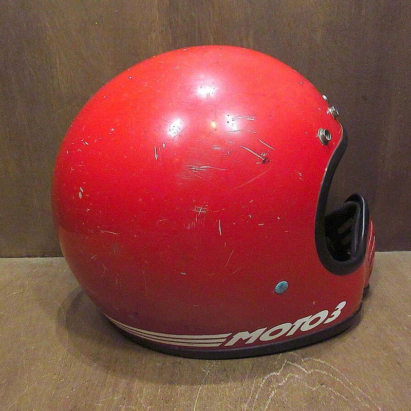 BELL MINI MOTO 赤　ジェットヘルメット　当時物 BELL MINI MOTO 赤 ジェットヘルメット 当時物 Vintage Helmet