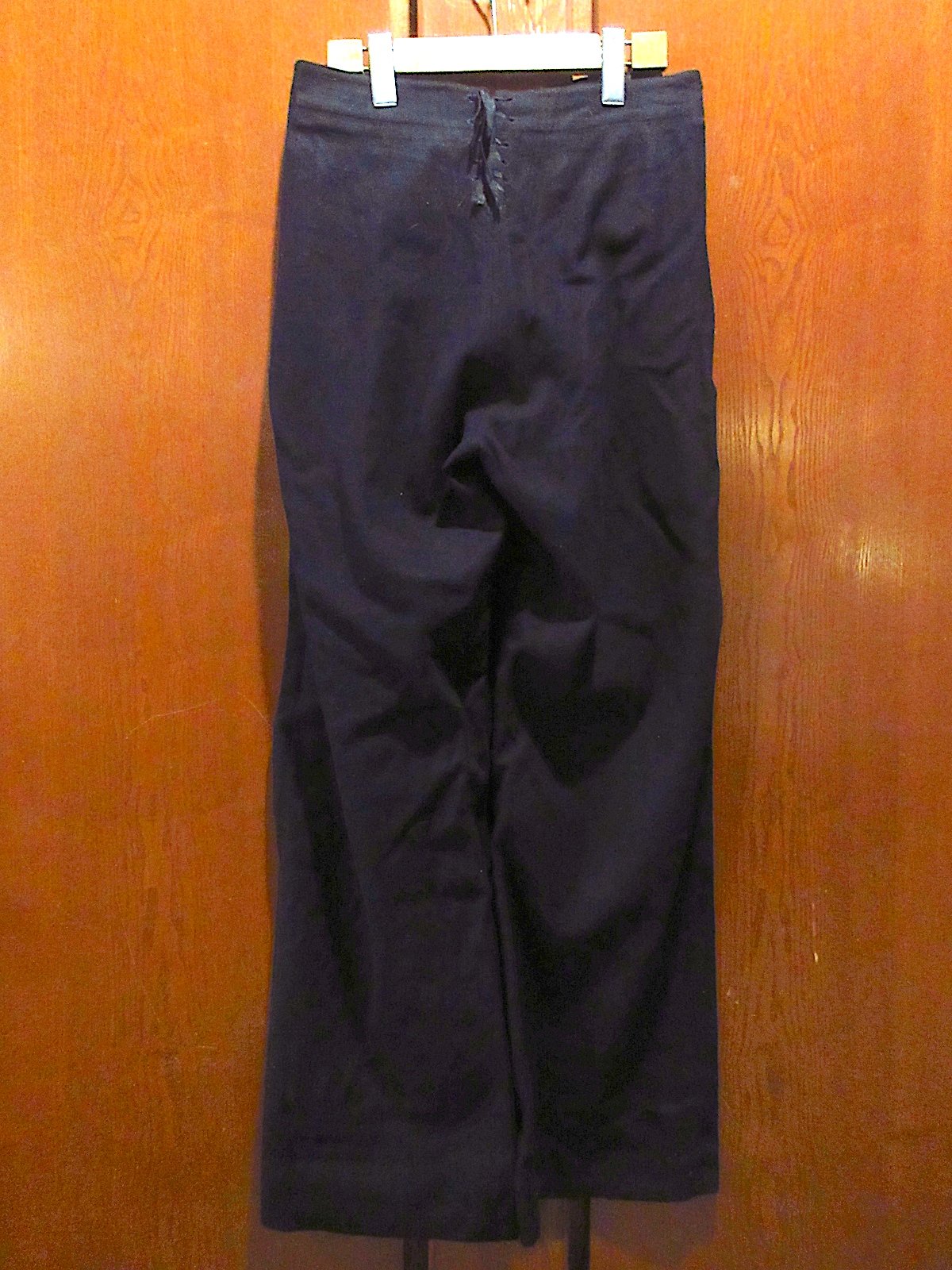 ビンテージ30's40's○U.S.NAVYウールセーラーパンツ紺実寸W71cm○250511