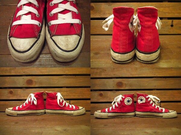 コンバース　ビンテージバーナー CONVERSE - 80sビンテージ コンバース オールスター ハイカット