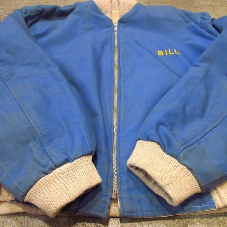 ビンテージ50’s●CHAD AIR BASE FRANCEリバーシブルコットン×サテンスーベニアジャケット●230204k5-m-jk-svr 1950s刺繍入りスカジャン