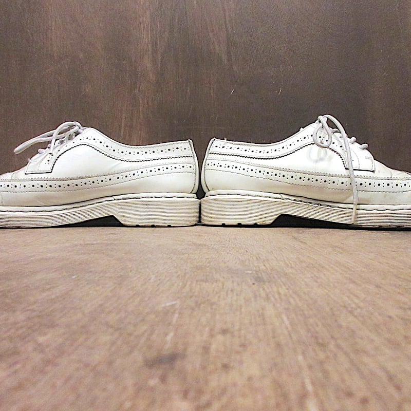 Dr.Martens○ウイングチップ5ホールシューズ白size UK 7○251016z4-m