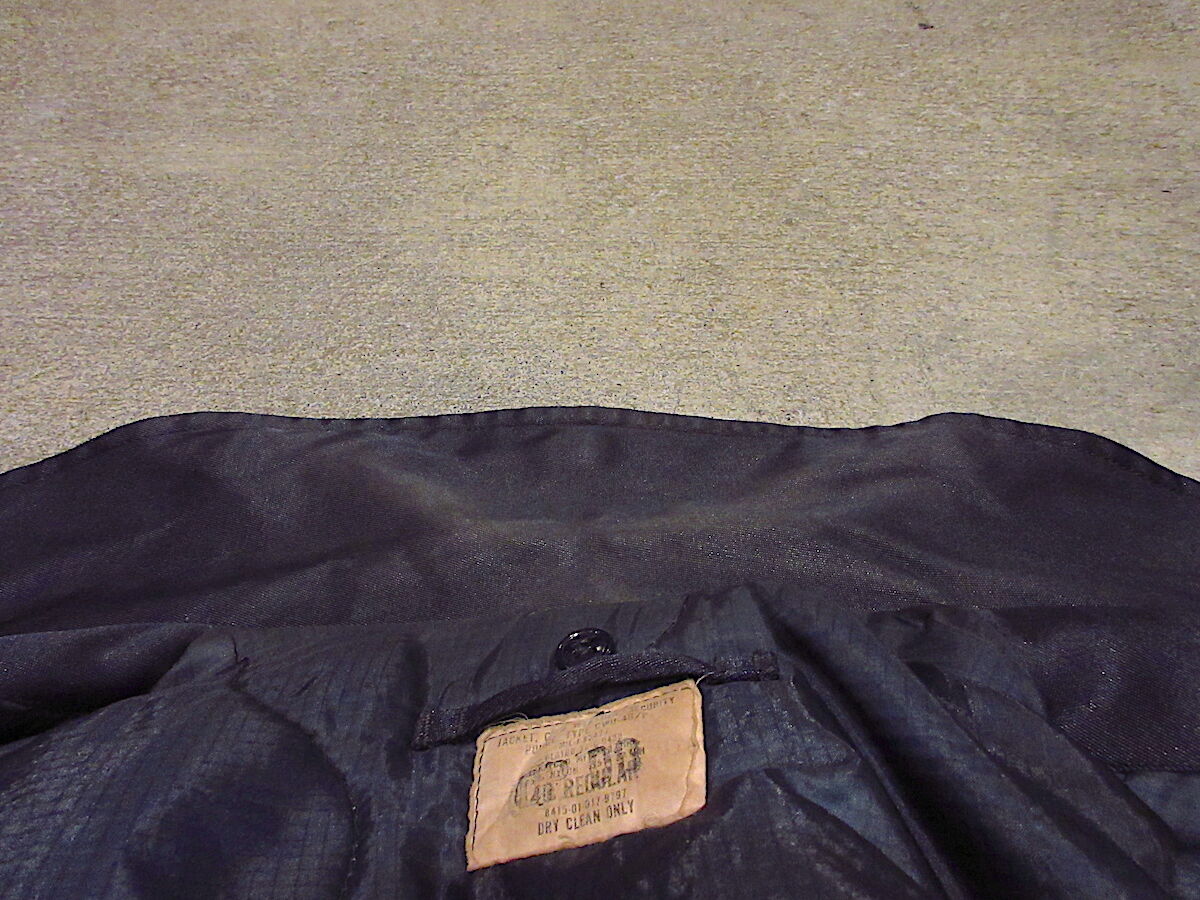 ジャケット・アウター 70s CWU-46P \"Security Polisman\" jacket 70's CWU-46/P SECURITY POLICE COLD WEATHER JACKET CWU45P 36P