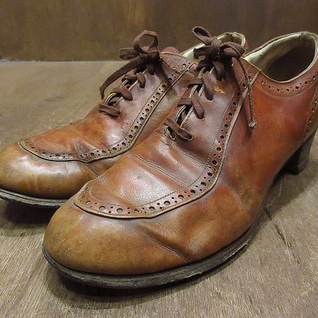 ヴィンテージ　薄ピンク革靴　ドレスシューズ ピンク系 ドレスシューズ・革靴・ビジネスシューズ(メンズ