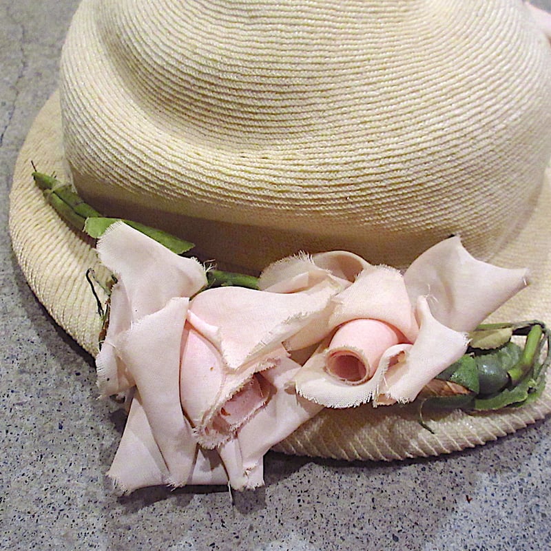 ビンテージ~50's○レディースフラワーヘッドドレス○250424z6-w-hd花