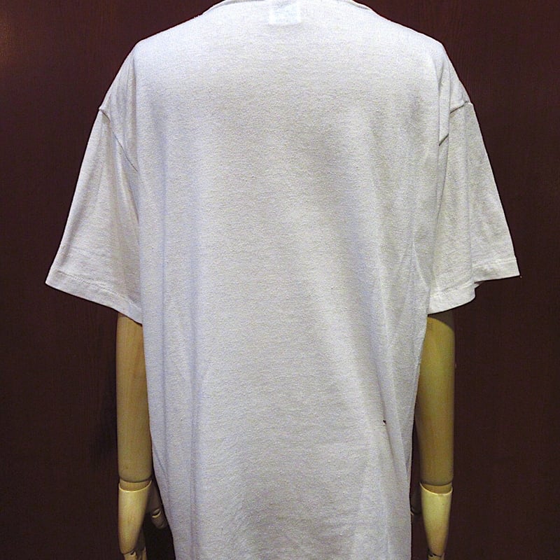 ビンテージ80's○Mr.Pringle'sボートプリントTシャツ白size L(42