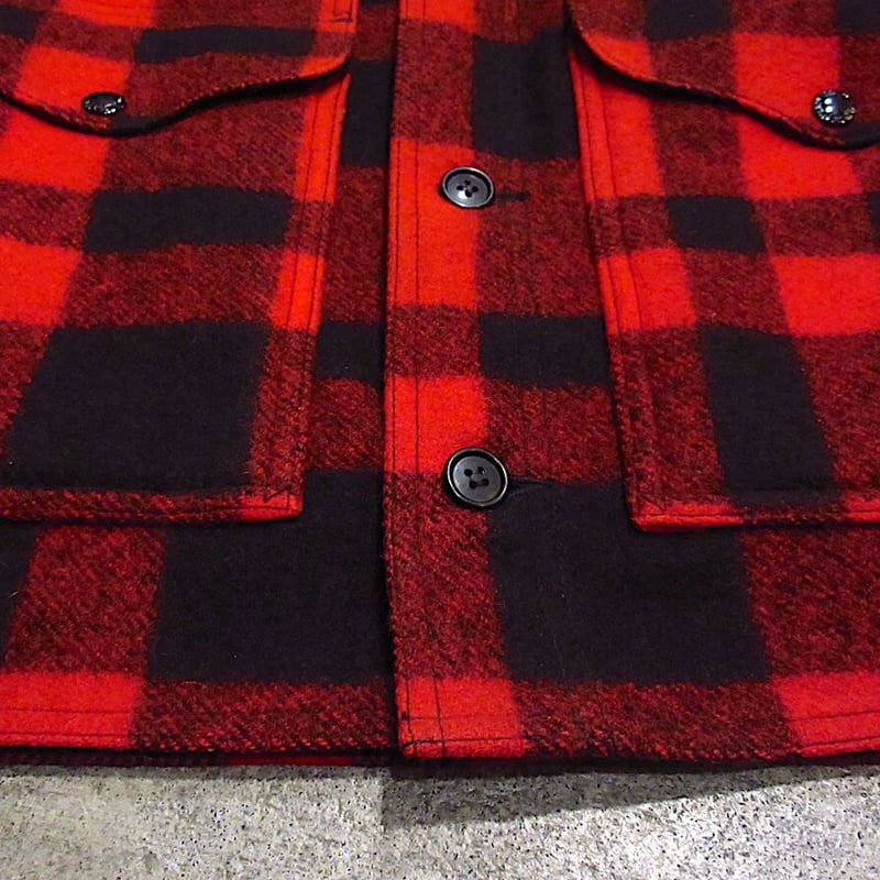 ビンテージ○FILSONバッファローチェックウールシングルマッキーノ