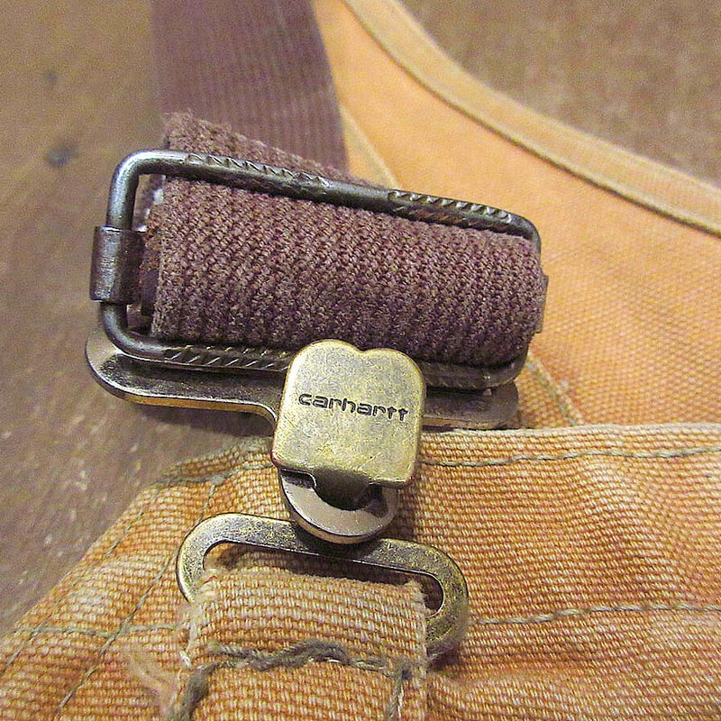 ビンテージ70's○Leeブラウンダックダブルニーオーバーオール実寸W98cm