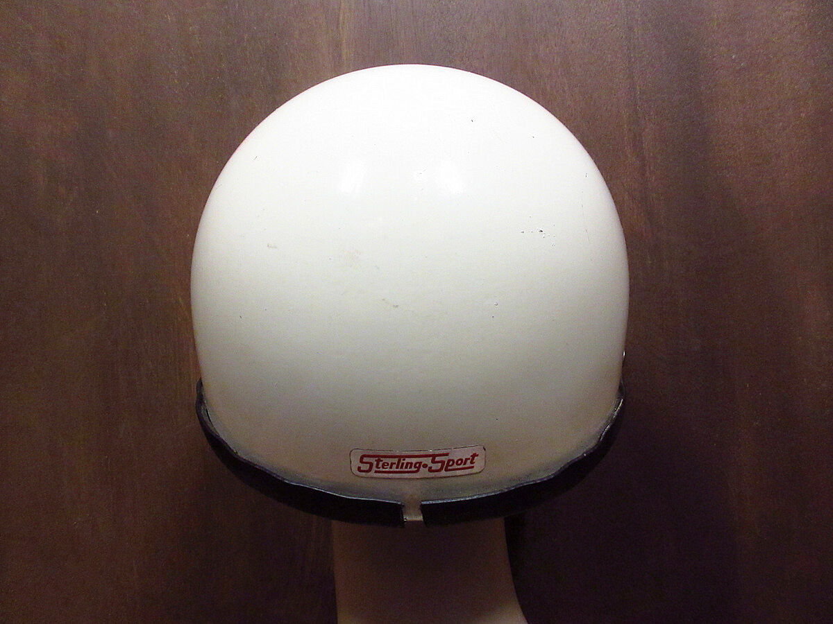 ビンテージ60's○Sterling Sport ハーフヘルメット白 L○210714j6-h