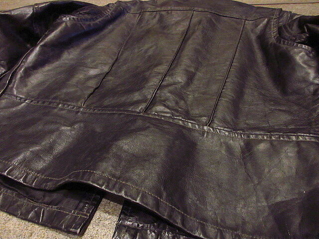 ビンテージ60's○シングルライダースジャケット黒○201221f7-m ビンテージ60's○シングルライダースジャケット黒○201221f7-m