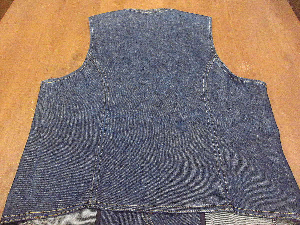 Lee アメリカ製 デニム ベスト M ビンテージ 古着 70s USA製 vintage Lee デニムベスト メンズ Sサイズ相当 - メルカリ