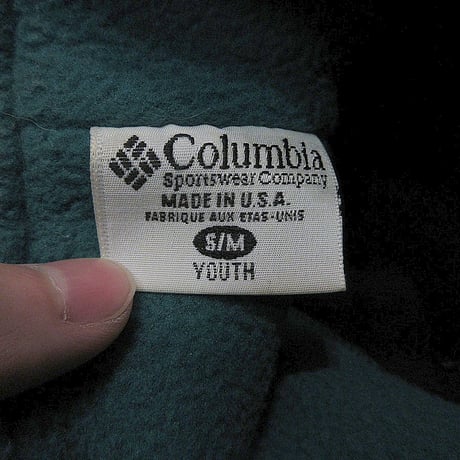 ビンテージ90’s●Columbia怪獣モチーフニット帽size YOUTH S/M●241105j7-m-cp-kntジュニア古着1990sコロンビア