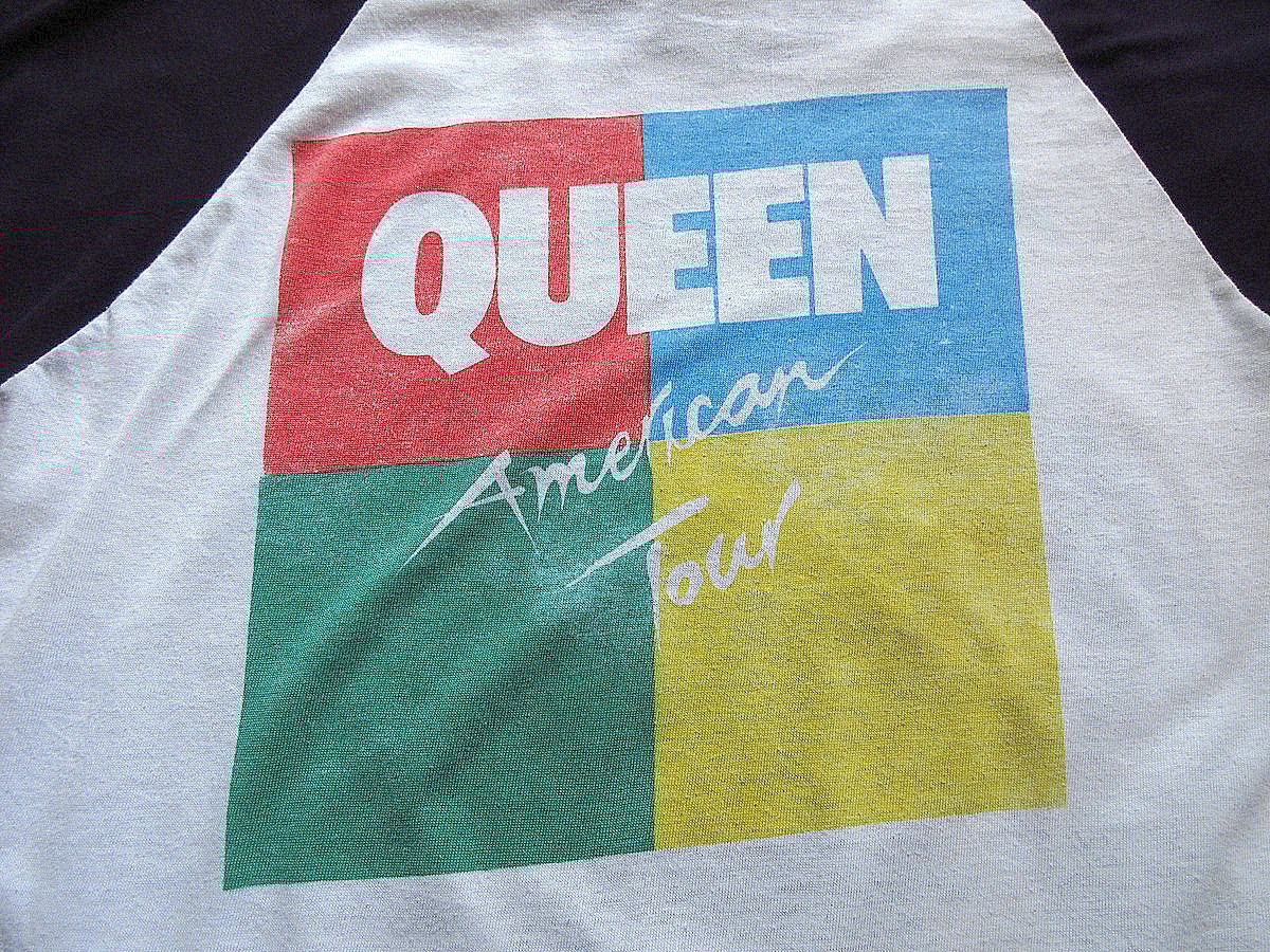 ビンテージ80's○QUEENアメリカツアーラグランTシャツsize L ビンテージ80's○QUEENアメリカツアーラグランTシャツsize L