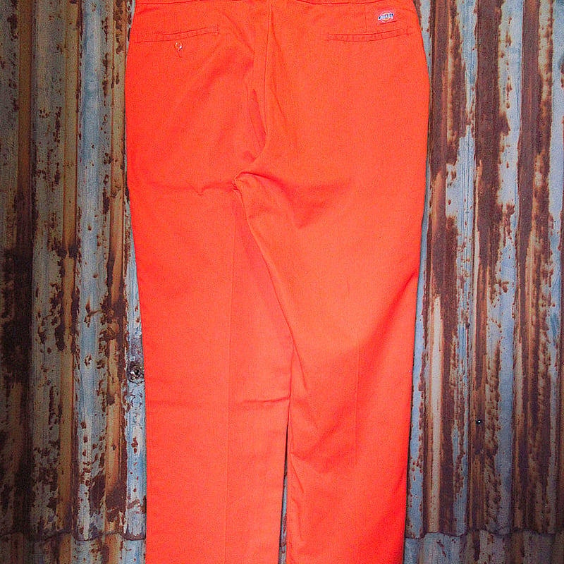ビンテージ90's00's○Dickies 874ワークパンツオレンジ実寸W96cm○2504
