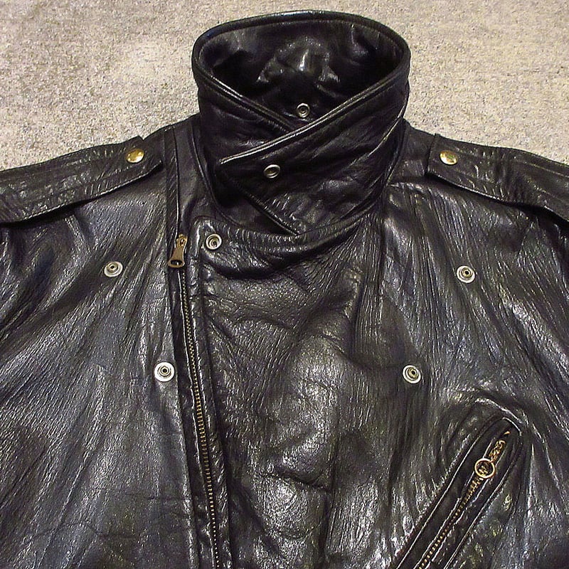 VTG 40s WINDWARD ホースハイド レザー ダブル ライダースJKT