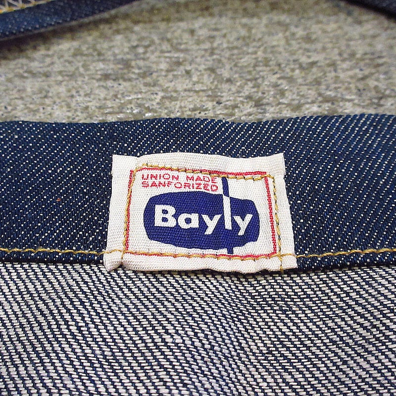 ビンテージ40's○DEADSTOCK Bayly耳付きデニムワークエプロン ビンテージ40's○DEADSTOCK Bayly耳付きデニムワークエプロン