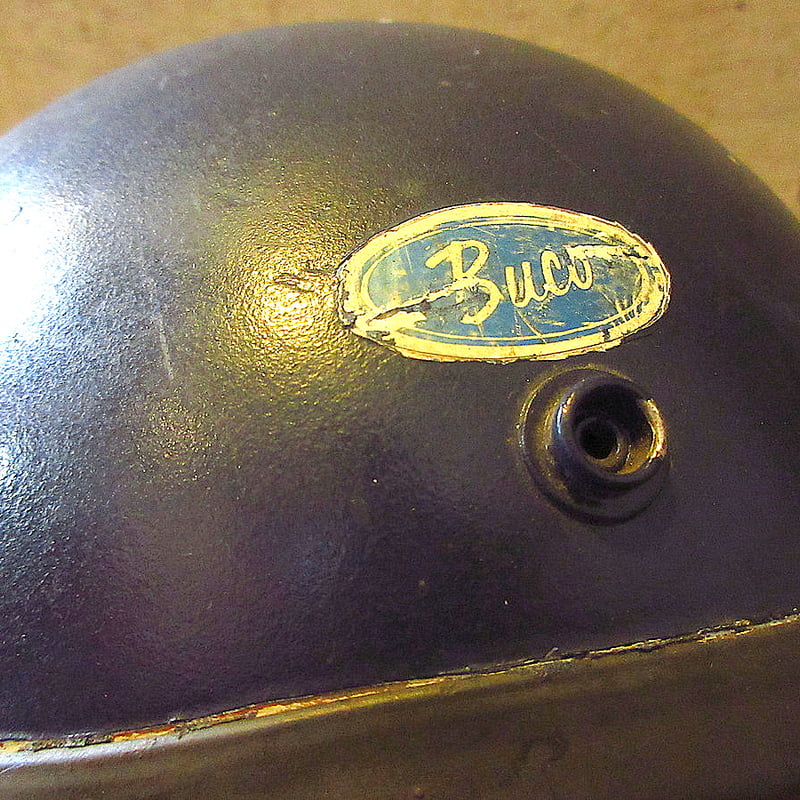 BUCO ヘルメット IC400 中古品 ビンテージ○70's BUCO IC400ジェットヘルメット紺○250402k8