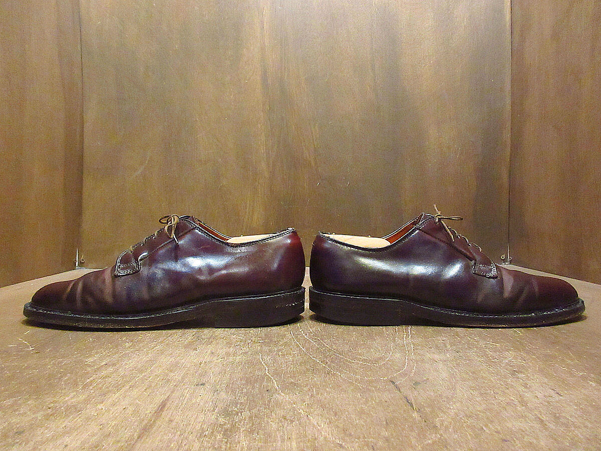 Johnston&Murphy コードバン プレーントゥ バーガンディ