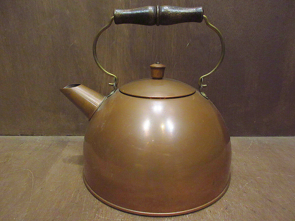 Revere Ware 銅製やかん ビンテージ○REVERE WAREカッパーケトル○220710m4-otdeqpやかん銅