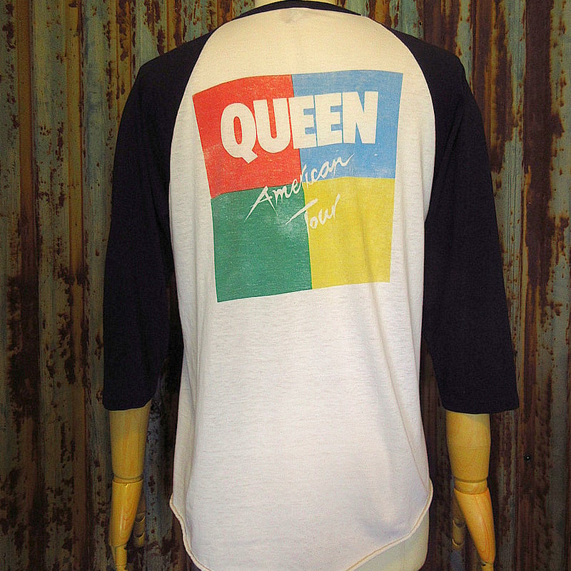 ビンテージ80's○QUEENアメリカツアーラグランTシャツsize L○240426k2