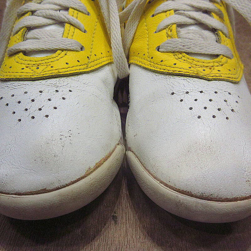 ビンテージ80's○NIKEレディースツートンスニーカー黄×白size 6 ビンテージ80's○NIKEレディースツートンスニーカー黄×白size 6