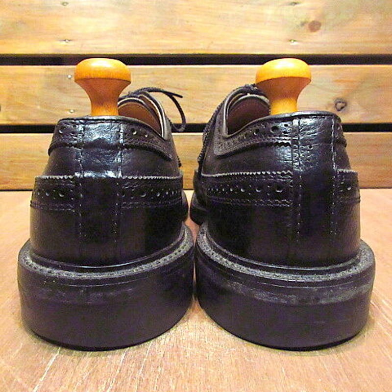 ビンテージ80's○DEXTERウィングチップシューズ黒size 10 D○201023n7-