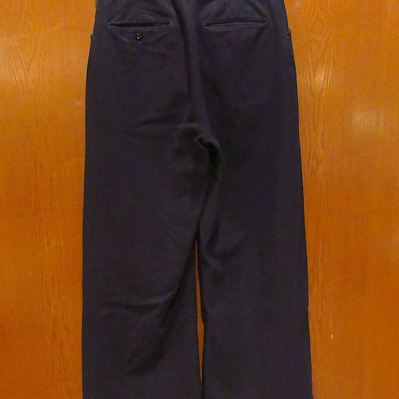 ビンテージ40's○U.S.NAVYウールセーラーパンツ濃紺実寸W71cm