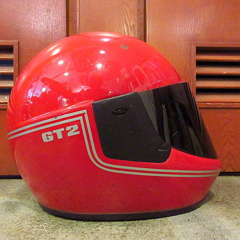 ビンテージ80's○BELL GT2フルフェイスヘルメット赤○200818f2-hlmt