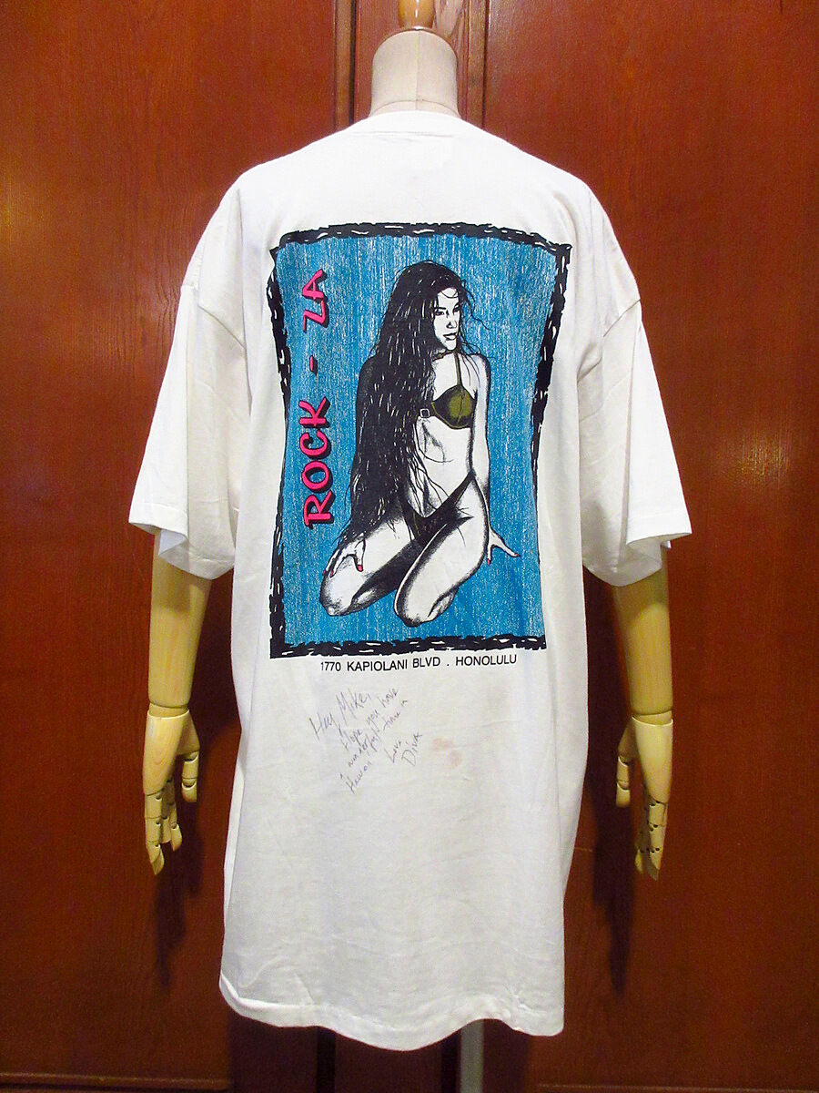 ビンテージ90's○DEADSTOCK CLUB ROCK-ZA Tシャツ XL○210520