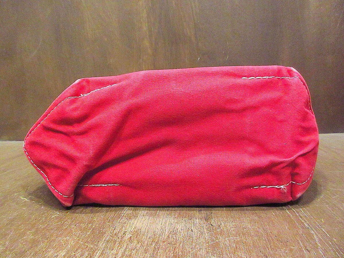 L.L.Bean○キャンバストートバッグ白×赤size S○230227k4-bag-ttエル