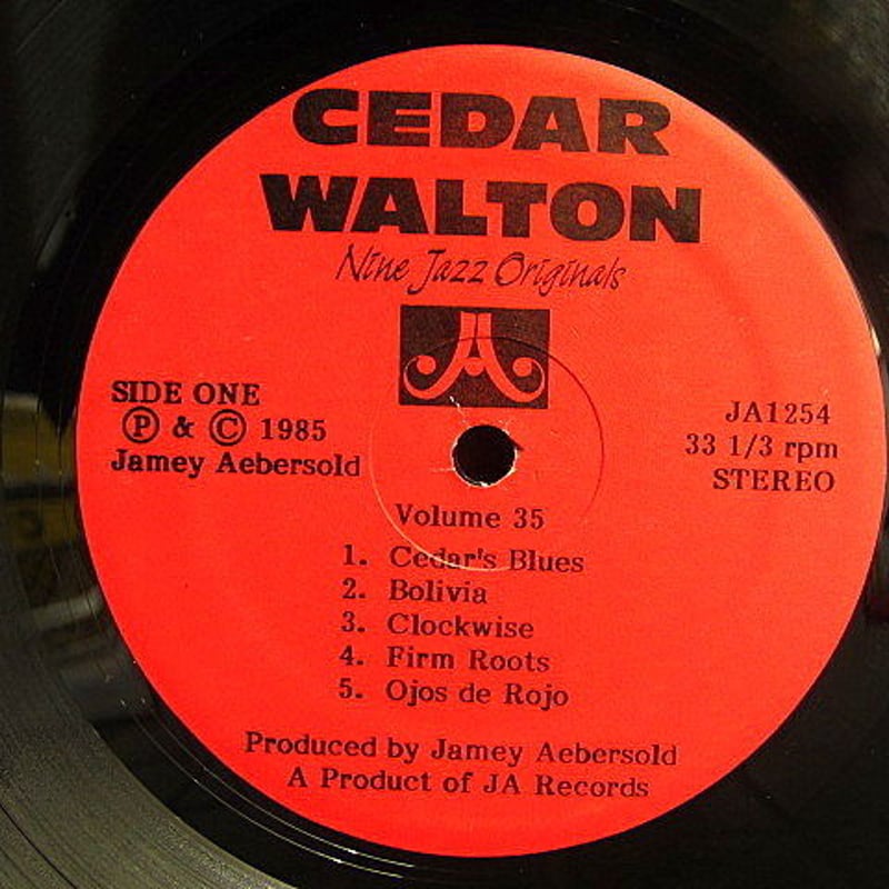 Jamey Aebersold○CEDAR WALTON VOLUME 35 Nine Jaz