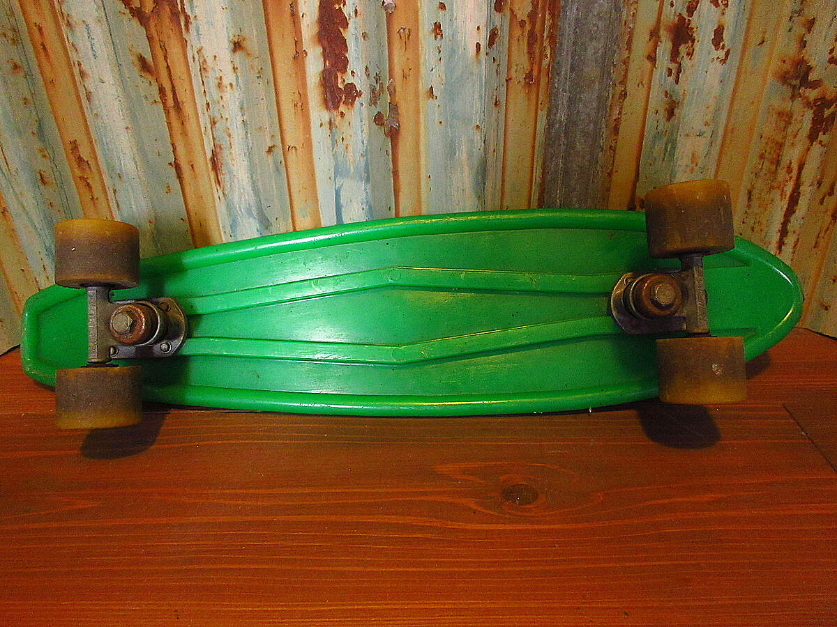 ビンテージ70's○SMOKERスケートボード黄緑○230625j1-otclct雑貨