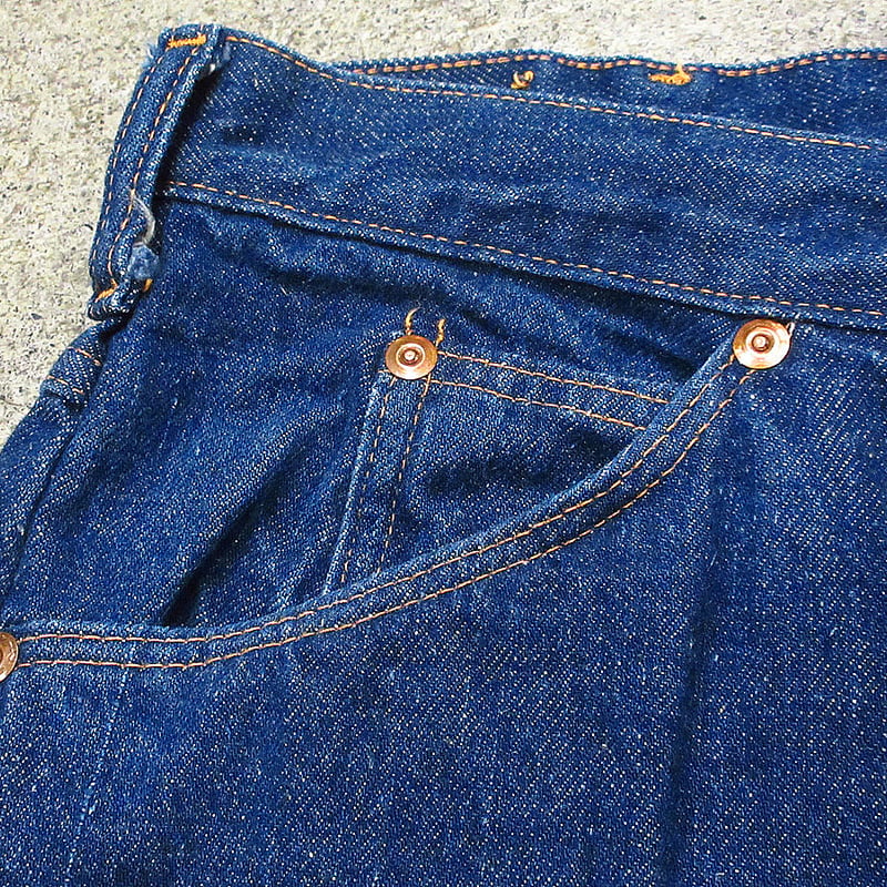 ビンテージ60's70's○Penneys RANCHCRAFTストレートデニムパンツ実寸W8