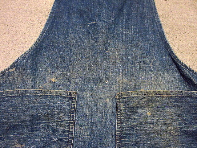 ビンテージ40's50's○耳付きデニムワークエプロン○210311s5-apr USA