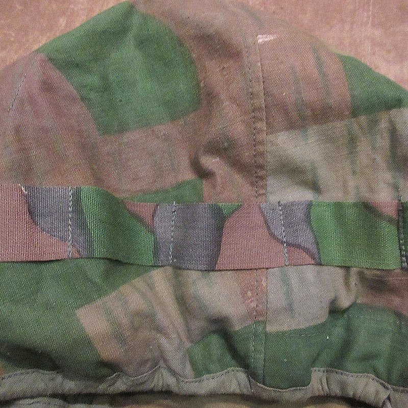 ビンテージ40's50's○スイス軍カモフラージュヘルメットカバー