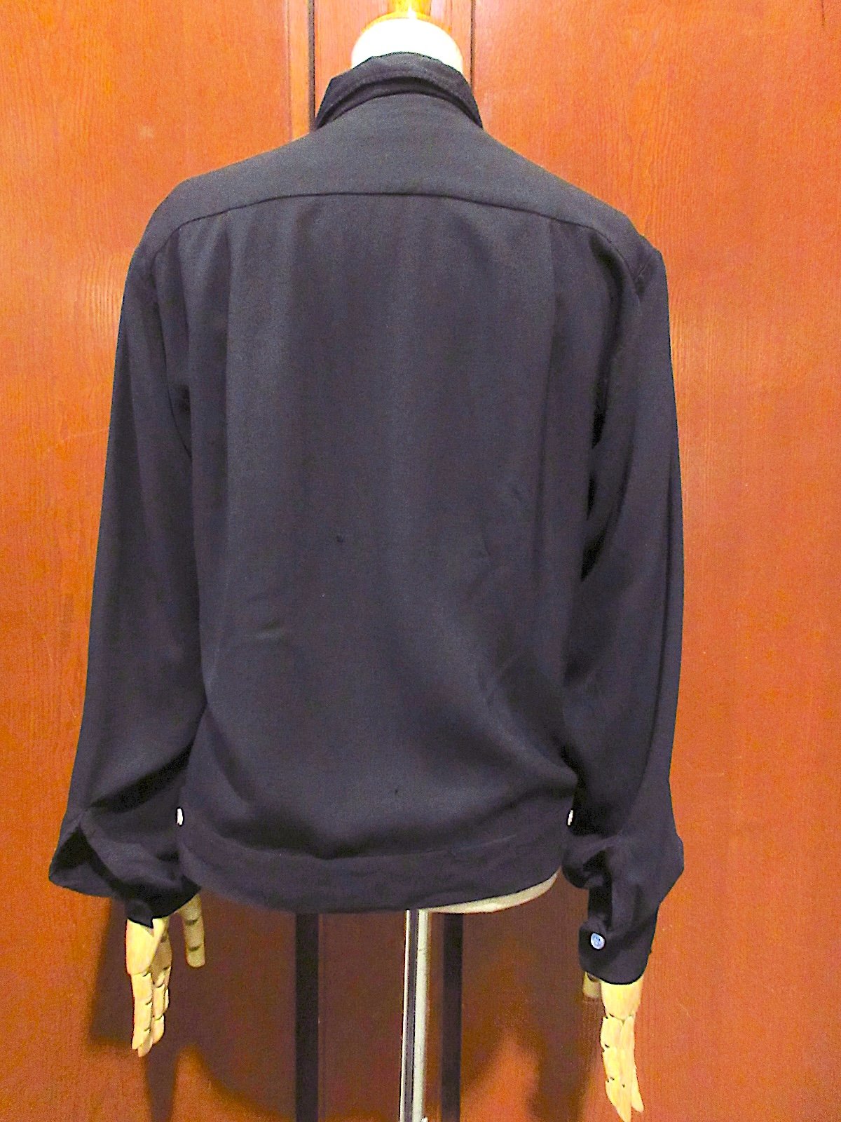 ビンテージ60's○CAMPUSレーヨン長袖シャツジャックsize S ビンテージ60's○CAMPUSレーヨン長袖シャツジャックsize S