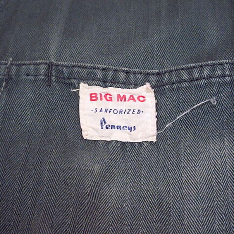 ビンテージ60's○BIG MAC HBTオールインワン Size 40S○201111n3-...