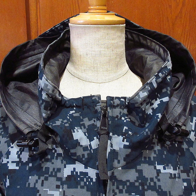 ビンテージ2000's○U.S.NAVY ECWCSデジタルカモゴアテックスパーカsize
