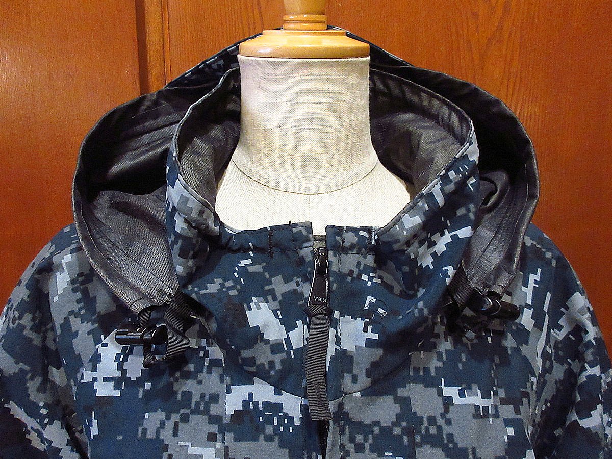 ECWCS ゴアテックスジャケット　デジタルカモネイビー ビンテージ2000's○U.S.NAVY ECWCSデジタルカモゴアテックスパーカsize
