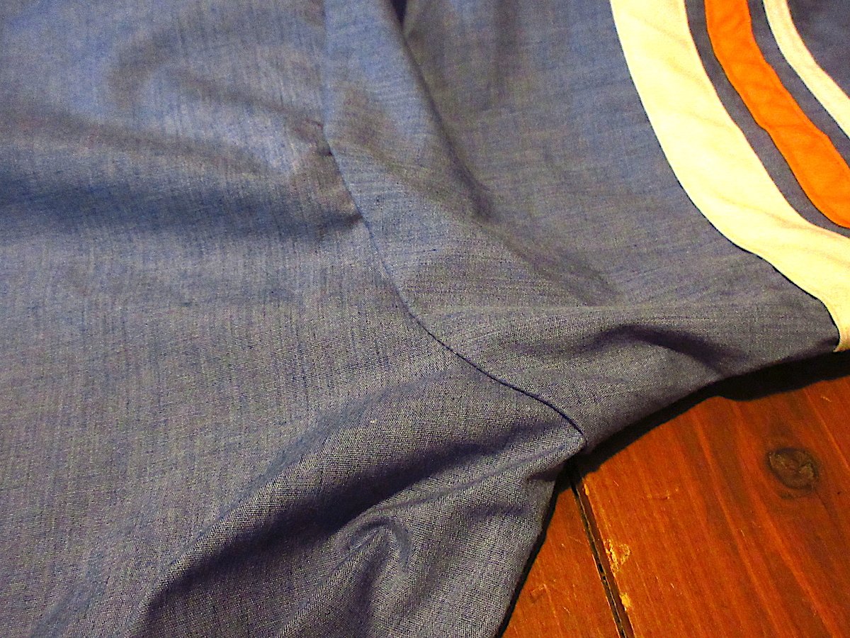 ビンテージ70's○SEARSジップパーカー青size LARGE○250909j6-m-jk