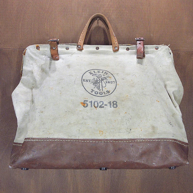 ビンテージ○KLEIN TOOLSキャンバスツールバッグ○231212j4-bag