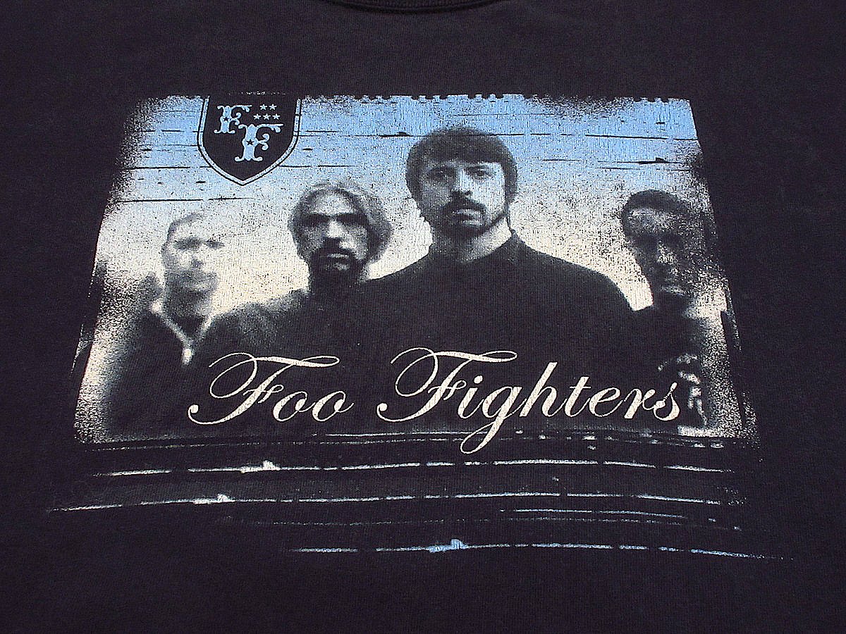 FOO FIGHTERS ビンテージＴ　未使用品　直筆サイン入り ビンテージ2000's○Foo Fighters In Your Honor 2005年ツアー