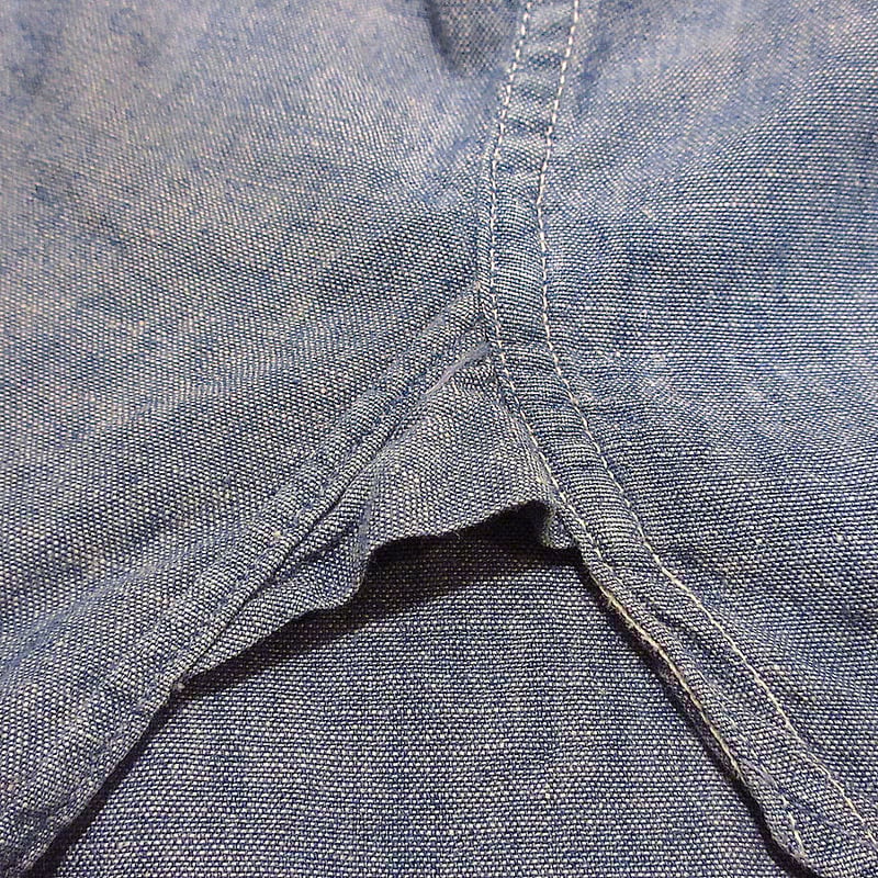 ビンテージ50's○PEPPERELL BLUE BELLマチ付きコットン
