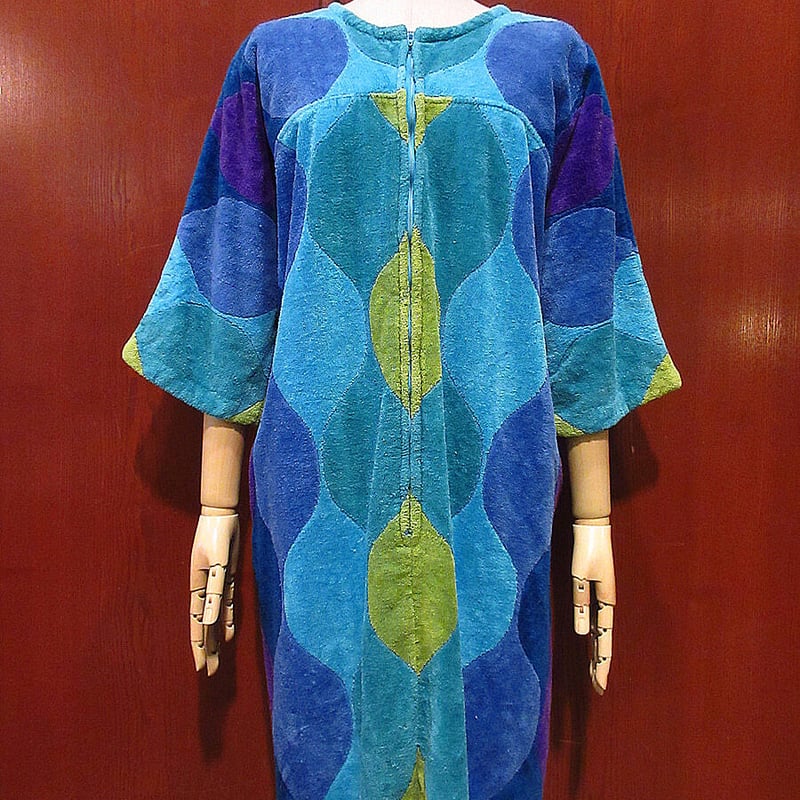 60s vintage パイル ワンピース