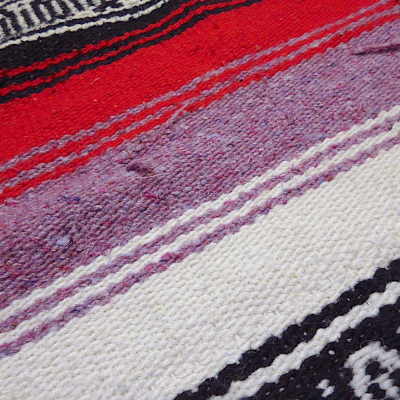 ビンテージ○メキシカンラグ約201cm × 約131cm○240901m1-rug