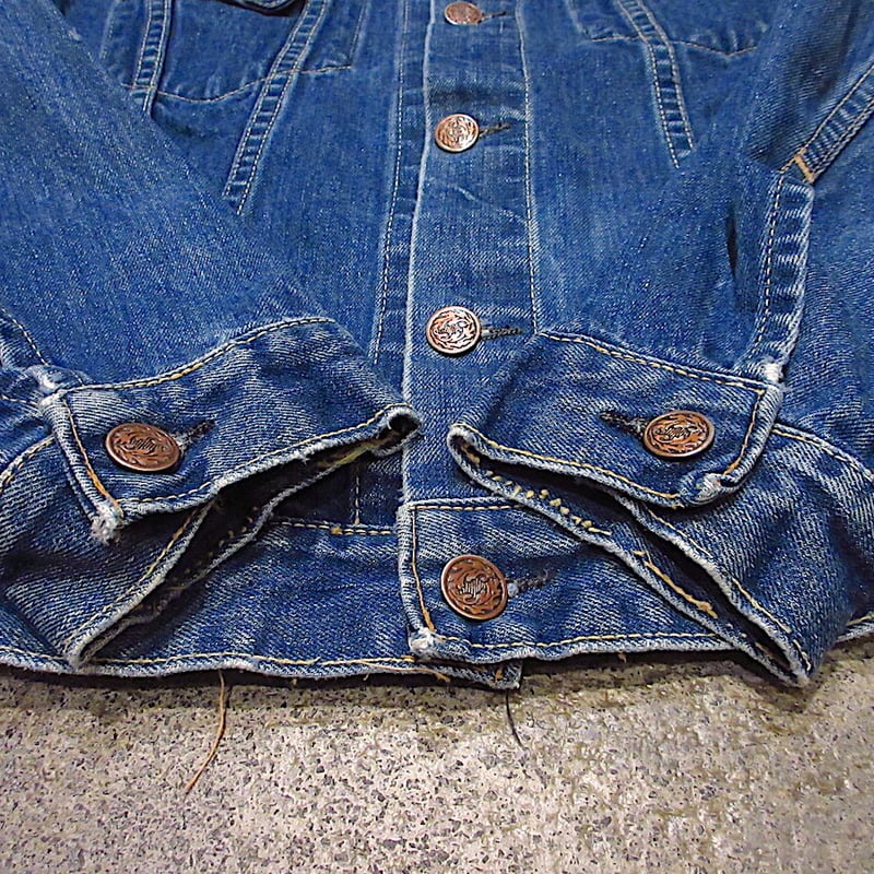 50's 復刻　ビンテージ　ウエスタンジャケット ビンテージ50's○JBARCキッズスタッズ付きウエスタンジャケットsize 8