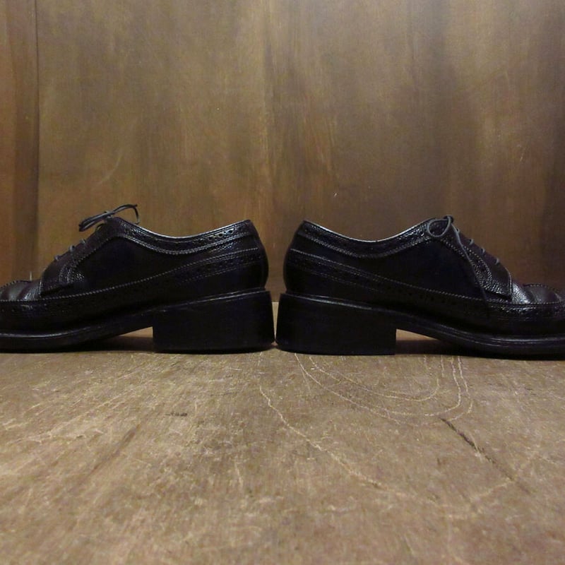 ビンテージ80's○Dexterウイングチップシューズ黒Size 6 1/2D