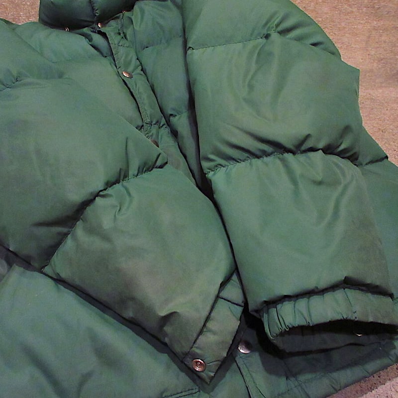 ビンテージ70's○SIERRA DESIGNS 7本木タグナイロンダウンジャケット緑